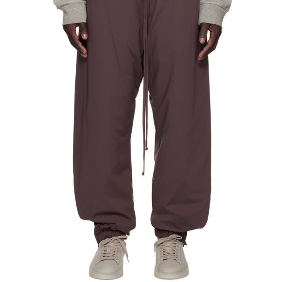 Fear of God Essentials Purple Taffeta Track Pant - Picture 3 of 4